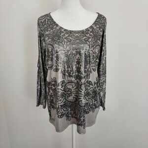 INC International Concept Liquid Cold Shoulder Top